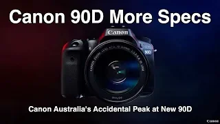 Canon 90D - Leaked Explosive New 90D