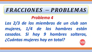 Fracciones - problemas