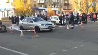 2012.11.18 - DAEWOO Lanos TT Анатолий - 2 - Слалом adrenalinetime.info