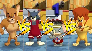 Tom and Jerry in War of the Whiskers HD Tom Vs Monster Jerry Vs Nibbles Vs Lion (Master Difficulty)