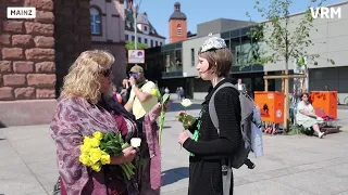 Demonstration gegen Corona-Maßnahmen in Mainz