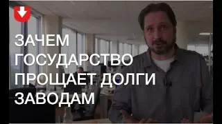 Сергей Чалый: зачем  государство прощает долги проблемным заводам