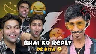 @DhiruMonchikk bhai ko reply de diya 🤣 | Dhirubmonchikk roasted 😳 | Dolly Ki Tapri Nagpur 🫖