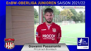 EnBW-Oberliga - FV Lörrach Brombach - 21/22 - Giovanni Passanante