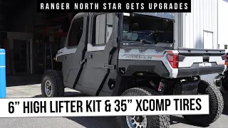 2022 Polaris Ranger North Star - 6” High Lifter Kit, 35” XComp Tires, ZBroz Shocks