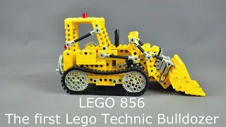 Vintage LegoRetro LEGO Technic Bulldozer 856 year 1979 (waiting for  42131 CAT D11T Bulldozer)