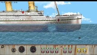 Britannic sinking real time // Floating Sandbox
