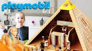 Playmobil Pyramide Sphinx et Pharaon d'Egypte Set 4240 (Unboxing)