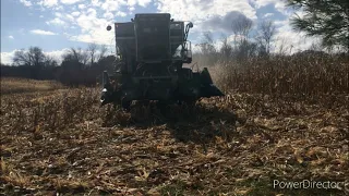 Day 7 of corn harvest 2020 with gleaner combines