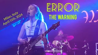 THE WARNING - ERROR - MILAN  🇮🇹 - 4/11/24 #livemusic #error #italy #tour #fyp #martintc #martintw