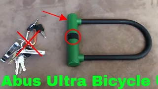 ✅  How To Use Abus Ultra Bicycle U Lock Review