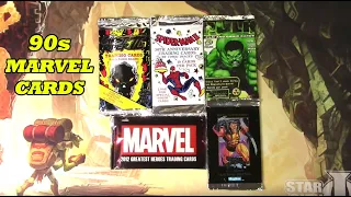 Marvel Comics Trading Cards from the 90s