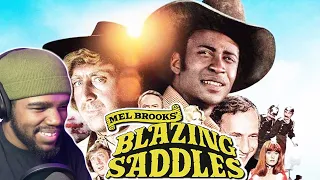 First Time Watching Blazing Saddles (1974) Movie REACTION & COMMENTARY/REVIEW