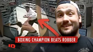 Attempted Robbery Stopped by Boxing Champion | Crimes Gone Viral | ID