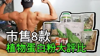 健身必看│8款植物蛋白粉大PK!!為何選擇植物蛋白粉？