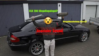 CLKSociety | Damian bekommt einen neuen Auspuff - Sound am CLK 280