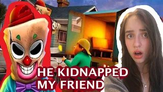 A Clown Kidnapped my Friend! | Freaky Clown : Town Mystery | AriDzzy