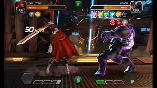 2 Star Guillotine Defeats Act 4.3.6 Venom Boss for Women of Power Objective - MCOC