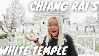 STUCK AT THE WHITE TEMPLE IN CHIANG RAI (amazing street food market) 🇹🇭