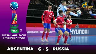 Argentina VS Russia (RFU) | FIFA Futsal World Cup 2021 | Match Highlights