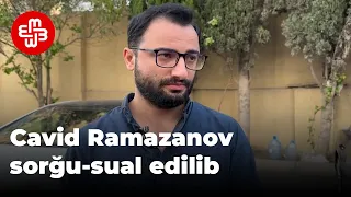 Cavid Ramazanov “Toplum TV” işinə görə sorğu-sual edilib