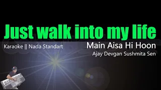 Just walk into my life - Main Aisa Hi Hoon ( Karaoke No Vocal ) Ajay Devgan || Sushmita Sen