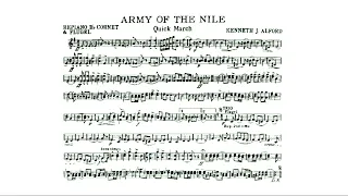 The Army Of The Nile March (Kenneth J. Alford) - Repiano B-flat Cornet