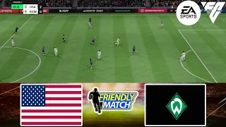 FC 24 - USA W vs Werder Bremen W 05/6/2024 - Friendly Match - Gameplay PS | Full Match