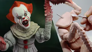 I Sculpted PENNYWISE from IT! Polymer Clay Timelapse Tutorial