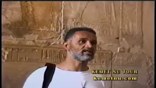 Ashra Kwesi Lecturing on the Books in Stone at Ipet Isut (Karnak Temple)