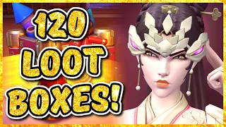 Overwatch - OPENING 120 LUNAR NEW YEAR EVENT LOOT BOXES