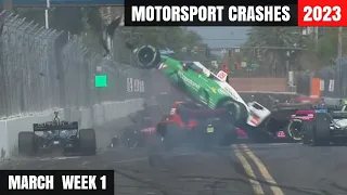 Motorsport Crashes 2023 March Week 1