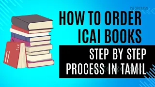 📚How to order ICAI textbook for FREE in TAMIL | foundation, intermediate and final CA exams