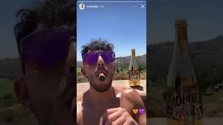 BRAWADIS SMOKING CIGAR *DELETED INSTAGRAM STORY*