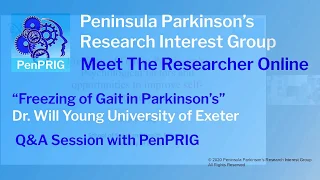 A novel approach to treating Freezing of Gait in Parkinson's: Will Young explains the project