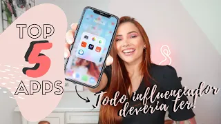 TOP 5 APPS QUE TODO INFLUENCIADOR DEVERIA TER - Para criar conteúdos incríveis - IOS E ANDROID