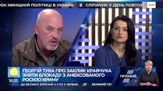 Зняття блокади з окупованого Криму призведе до соціального вибуху всередині України – Георгій Тука