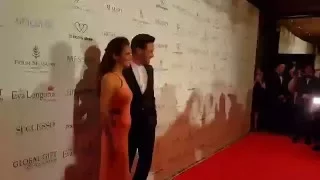 Cheryl Arriving at The Global Gift Gala 2016.