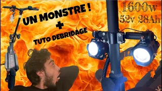 KUGOO G-BOOSTER PRÉSENTATION + TUTO DEBRIDAGE ! TROTINETTE DE FOU !!!!🛴