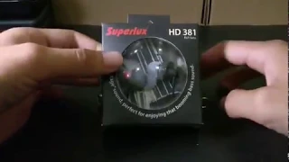 Superlux HD 381 : Bajet earphone untuk Music Lover