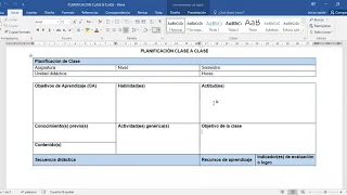 FORMATO PLANIFICACIÓN CLASE A CLASE 17-08-2020 PARTE 1