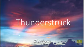 AC/DC - Thunderstruck (Lyrics / Letra)