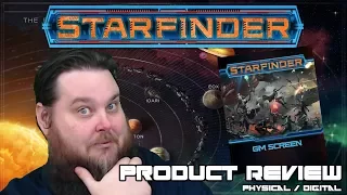 How To Play Starfinder | A Look At The Starfinder GM Screen | Physical & DIgital Review
