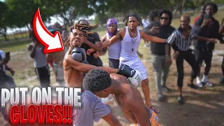 LAST TO GET KNOCKED OUT EXTREME BOXING MATCH ! 🥊  (THINGS GOT HEATED 🩸)