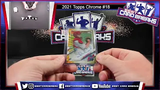 2021 Topps Chrome #18 - Jumbo 4 Box Half Case Random Teams  5/3/24