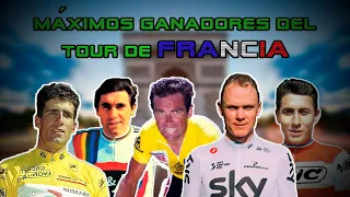 Máximos ganadores del Tour de Francia