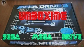 Распаковка приставки SEGA MEGA DRIVE 2