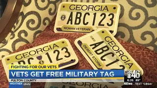 Georgia DDS offers free tags to honor veterans