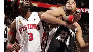 2005 NBA Finals Game 4. Detroit Pistons vs San Antonio Spurs