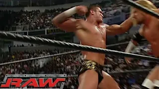 Randy Orton & Shawn Michaels vs Evolution (HHH and Ric Flair) RAW Jan 31,2005